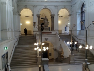 Inside the University of Vienna's main building